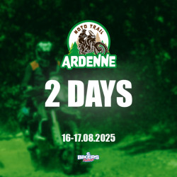 Moto Trail Ardenne 2 days...